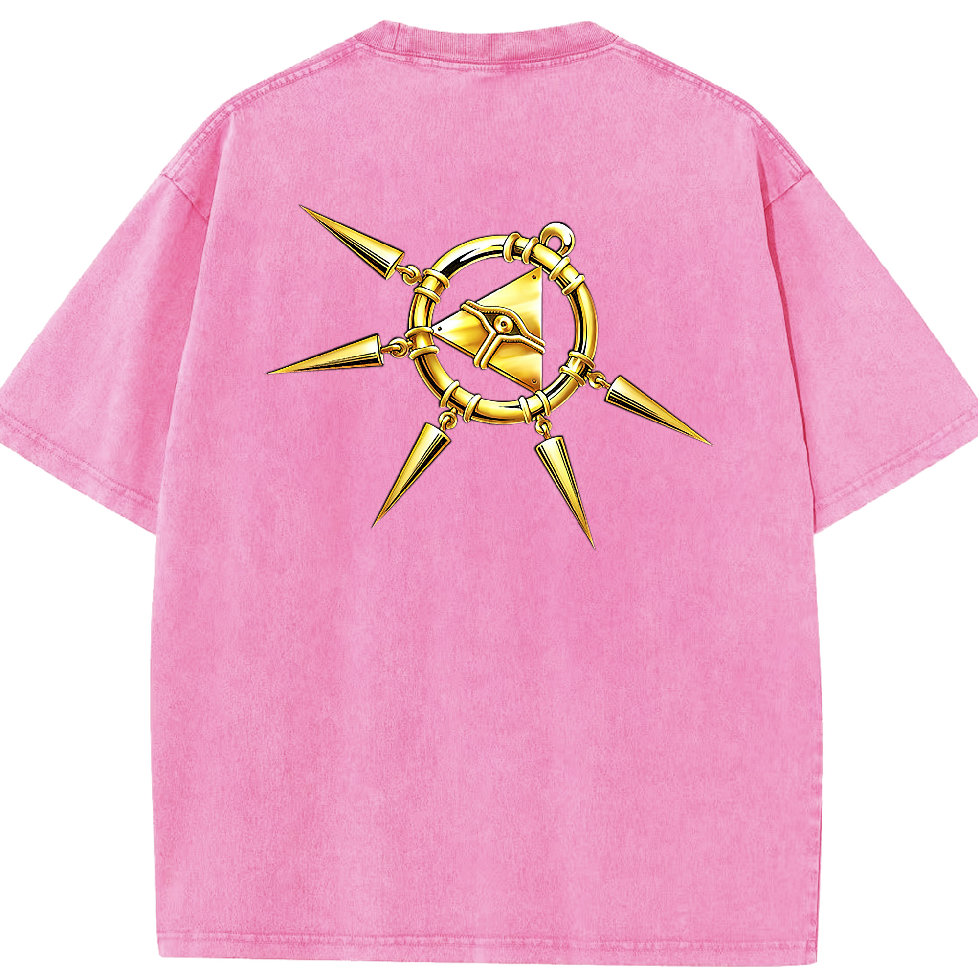 （画像用） 遊☆戯☆王 Yu-Gi-Oh! 綿100% ヴィンテージ風 半袖Tシャツ（背面プリント）